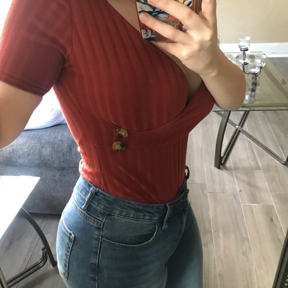 “Destiny” Bodysuit // Rust - Picture 2 of 3